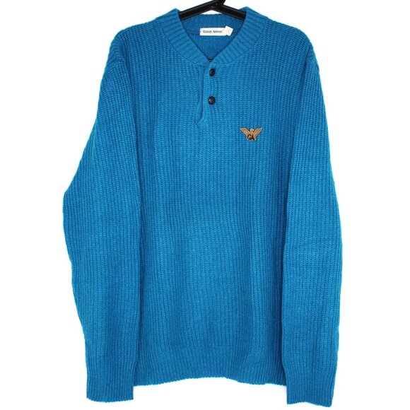Vintage Giorgio Armani Mens Large Knit Sweater N1329 - Picture 1 of 5
